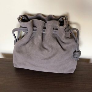 Clare Vivier Petit Henri Gray Suede NWT